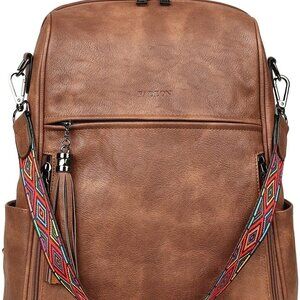 Leather Backpack Purse for Women Designer Travel Backpack Purses PU Fashion Ladi
